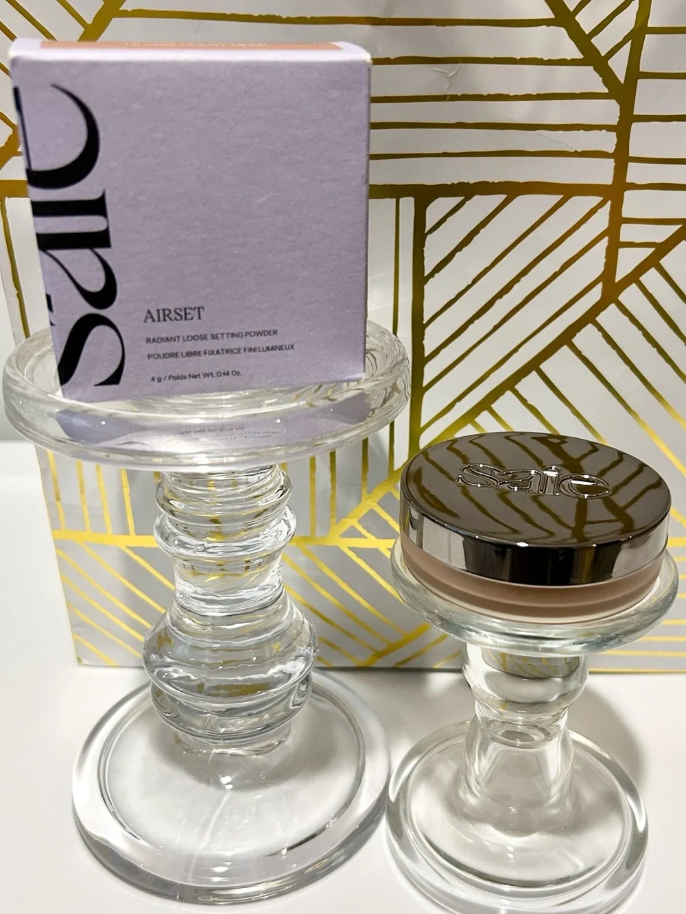 ✨ Saie Airset Radiant Loose Setting Powder | Translucent Deep | New SEALED